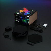 Стартовый комплект системы освещения Nanoleaf Shapes Ultra Black Hexagon Starter Kit (9 панелей)