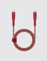Кабель EnergEa Flow USB-C to USB-C Cable 1.5 м красный