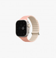 Ремешок Uniq Revix Evo для Apple Watch 44/45/49 мм розовый/слоновая кость