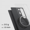 Чехол PITAKA Ultra-Slim Case для Samsung Galaxy S25 - черный 600D Twill - фото № 4