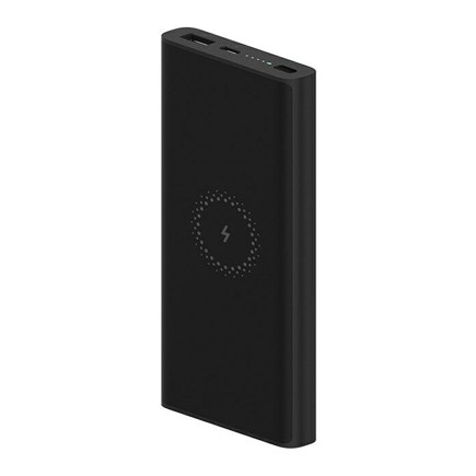 Внешний аккумулятор с беспроводной зарядкой Xiaomi Mi Wireless Power Bank Youth Edition (10000 мАч, 18 Вт, USB-A, USB-C, Qi 10 Вт) чёрный