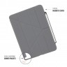 Чехол Pipetto Origami No3 Pencil Case для iPad mini 6th gen (2021) серый - фото № 6