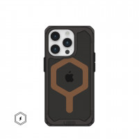Чехол UAG Plyo с MagSafe для iPhone 15 Pro черный/бронза (Black/Bronze)