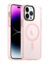 Чехол Gurdini Nano с MagSafe для iPhone 15 Pro Max розовый