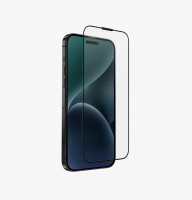 Защитное стекло Uniq Optix Vivid Clear для iPhone 15 Pro Max прозрачное с рамкой