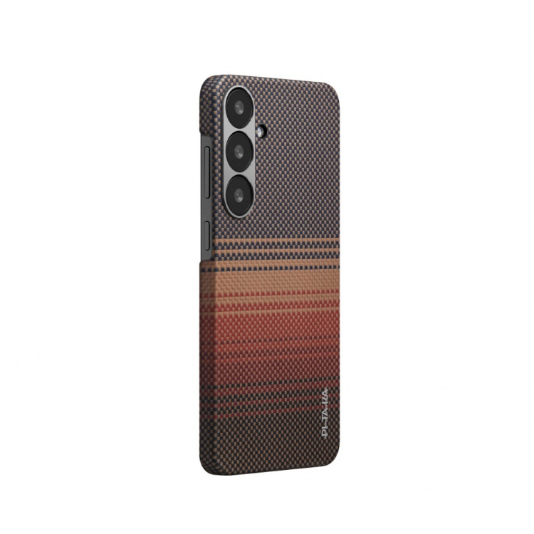 Чехол PITAKA Tactile Woven Case для Samsung Galaxy S25 Plus - Sunset