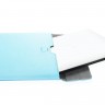 Чехол-папка Gurdini Sleeve с подставкой для MacBook 13-14" голубой - фото № 3