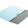Чехол-папка Gurdini Sleeve с подставкой для MacBook 13-14" голубой - фото № 4