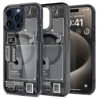 Чехол SPIGEN Ultra Hybrid Zero One c MagSafe для iPhone 15 Pro Max черный (Black)