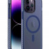 Чехол Gurdini Nano с MagSafe для iPhone 15 Pro Max синий