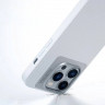 Чехол Gurdini Aurora c MagSafe для iPhone 15 Pro Max белый - фото № 4
