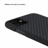 Чехол PITAKA MagEZ Case для iPhone 11 чёрный карбон - Twill (KI1101R) - фото № 6