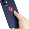 Чехол Memumi ультра тонкий 0.3 мм для iPhone 12 mini синий - фото № 4