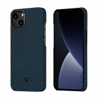 Чехол PITAKA MagEZ Case 2 для iPhone 13 mini синий карбон - Twill (KI1308)