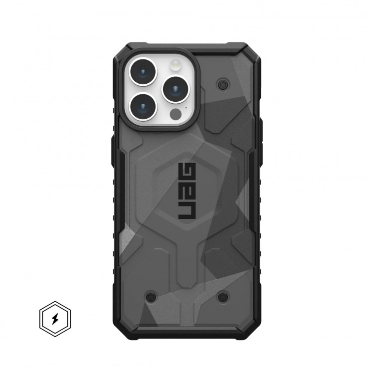 Чехол UAG Pathfinder SE с MagSafe для iPhone 15 Pro Max земляной камуфляж (Geo Camo)