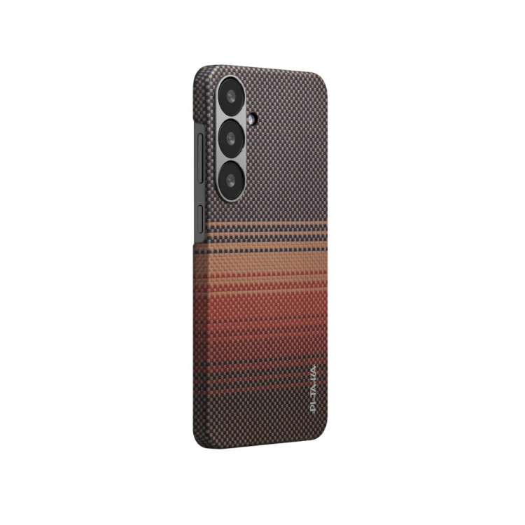 Чехол PITAKA Tactile Woven Case для Samsung Galaxy S25 - Sunset
