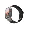 Каучуковый ремешок UAG Monarch Strap для Apple Watch 49/46/45/44 мм черный/титан (Black/Titanium) - фото № 2