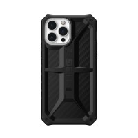 Чехол UAG Monarch для iPhone 13 Pro Max чёрный карбон (Carbon Fiber)