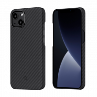 Чехол PITAKA MagEZ Case 2 для iPhone 13 mini чёрный карбон - Twill (KI1301)