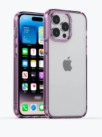 Чехол Gurdini Alba Series Protective для iPhone 14 Pro фиолетовый