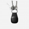 Кожаный брелок Nomad Leather Keychain для AirTag черный (Black) - фото № 2