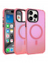Чехол Gurdini Asty с MagSafe для iPhone 15 Pro Max розовый