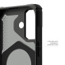 Чехол UAG Plasma XTE для iPhone 17 черный/оранжевый (Black/Orange) - фото № 8