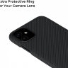 Чехол PITAKA Air Case для iPhone 11 чёрный карбон - Twill (KI1101RA) - фото № 6