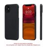 Чехол PITAKA Air Case для iPhone 11 чёрный карбон - Twill (KI1101RA)