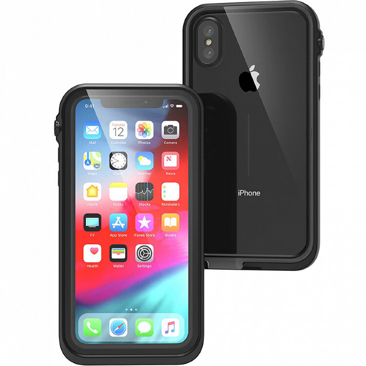 Водонепроницаемый чехол Catalyst Waterproof Case для iPhone Xs Max, черный (Stealth Black)