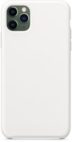 Силиконовый чехол S-Case Silicone Case для iPhone 11 Pro Max белый