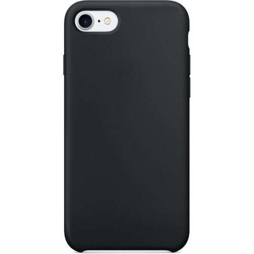 Силиконовый чехол Gurdini Silicone Case для iPhone 7/8/SE 2 чёрный