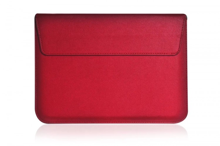 Чехол-папка Gurdini Sleeve с подставкой для MacBook 15-16" красный