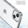 Чехол Gurdini Alba Series Protective для iPhone 14 Plus матовый полупрозрачный - фото № 2
