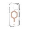 Чехол UAG Plyo с MagSafe для iPhone 16 Pro Max прозрачный/розовое золото (Ice/Rose Gold) - фото № 6