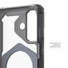Чехол UAG Plasma XTE для iPhone 17 тонированный/титан (Ash/Titanium) - фото № 8