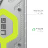 Чехол + ремешок UAG Pathfinder Clear для Samsung Galaxy S26 Ultra неон (Active Neon Case + Black Neon Lanyard) - фото № 7