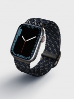 Ремешок Uniq Aspen DE для Apple Watch 42/44/45 мм синий