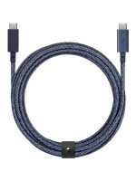 Кабель Native Union Belt Cable Pro USB-C to USB-C 2.4 м синий
