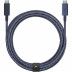 Кабель Native Union Belt Cable Pro USB-C to USB-C 2.4 м синий