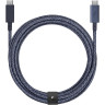 Кабель Native Union Belt Cable Pro USB-C to USB-C 2.4 м синий