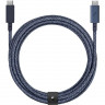Кабель Native Union Belt Cable Pro USB-C to USB-C 2.4 м синий - фото № 8