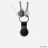 Кожаный брелок Nomad Leather Loop для AirTag черный (Black) - фото № 2