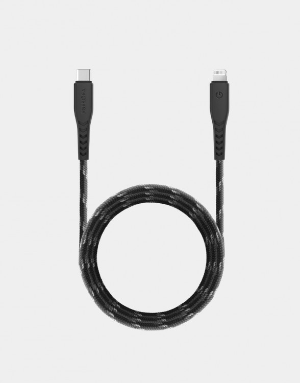 Кабель EnergEa NyloFlex Lightning to USB-C Cable 3 м черный