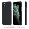 Чехол PITAKA Air Case для iPhone 11 Pro Max чёрный карбон - Twill (KI1101MA)