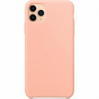 Силиконовый чехол S-Case Silicone Case для iPhone 11 Pro Max розовый грейпфрут