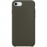 Силиконовый чехол Gurdini Silicone Case для iPhone 7/8/SE 2 оливковый (Dark Olive)