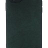 Чехол Gurdini Premium Alcantara для iPhone 11 Pro Max тёмно-зеленый