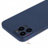 Чехол Memumi ультра тонкий 0.3 мм для iPhone 12 Pro синий - фото № 4