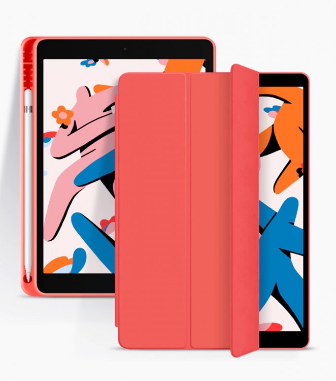 Чехол Gurdini Milano Series для iPad 9.7" (2017-2018) красный